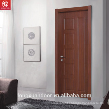 Guangzhou más barato precio puerta de madera puerta puertas de diseño a ras